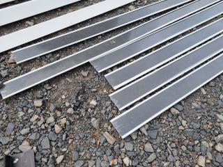 11x Coloured Steel Siding Trim Lengths