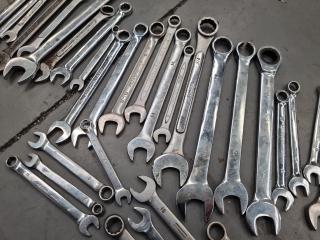 46x Assorted Combination Wtenches Spanners