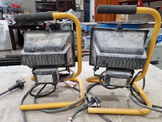 2x Halogen Worklights