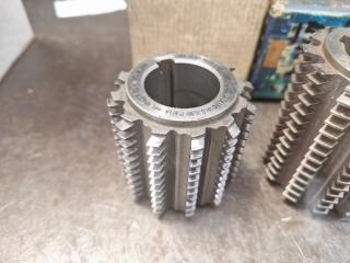 5 x Gear Hobber Cutters