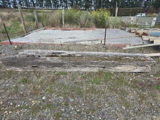 2 x Large Hardwood Sleepers