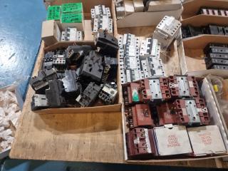 Assortment of Electrical Switches and Breakers