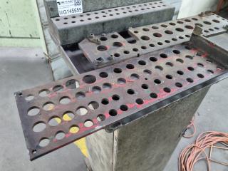 Mobile Steel Workshop Drill Bit Rack & Cabinet