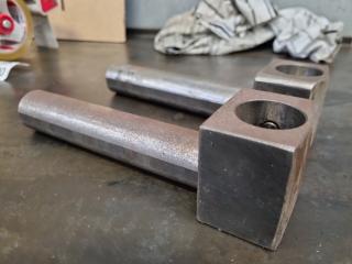 2x Lathe Boring Bar Right Angle Mounting Adapters