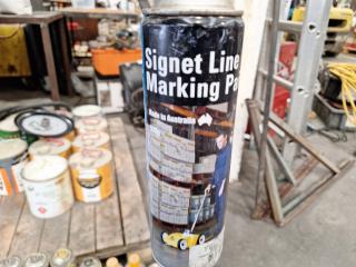 Large Assortment of Line Marking Paint (Partials)
