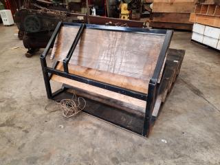 Custom Built Workshop Material Storage Shelf