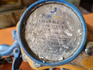 1.6-Ton Ratchet Lever Chain Block by Pacific Hoists