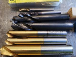 30+ Assorted Short Mill Drill Bits