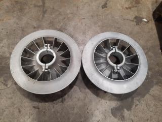 Pair of Cast Steel Generator Fans