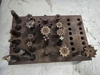 Tray of Milling Cutters 