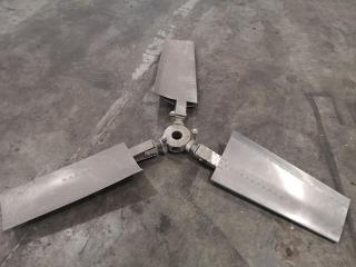 2200mm Diameter Industrial Aluminum Fan Blade Assembly