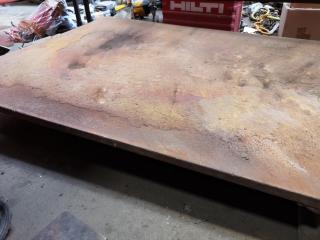 Heavy Steel Plate Workshop Platform