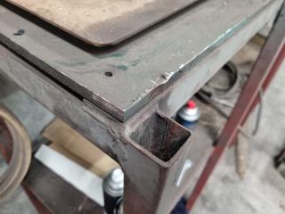 Custom Steel Workshop Storage Shelf