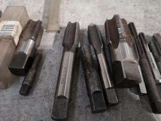 15x Assorted Threading Tap Bits