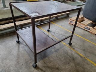 Small Workshop Table Shelf Trolley
