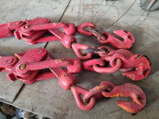 2x Chain Load Binders, 6000kg Capacity