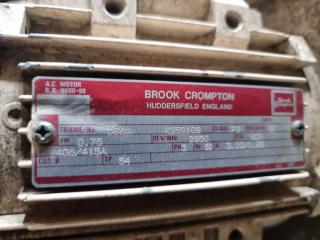Brook Crompton 3 Phase Electric Motor and Blower