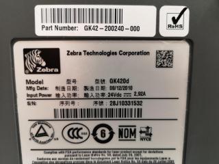 Zebra GK420d Direct Thermal Label Printer