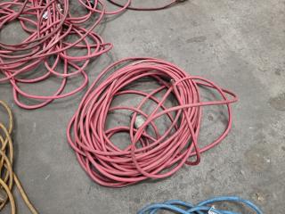 Assortment of 9 Single Phase Extension Leads