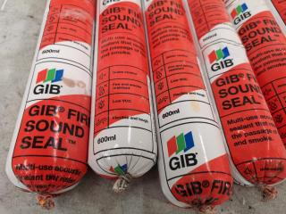 9x 600ml Tubes GIB Fire Sound Seal Sealant