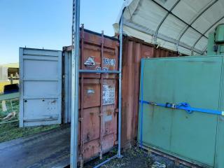 2 x 20FT Containers and Container Shelter Canopy