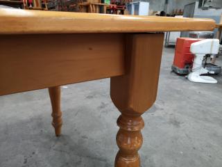 1800mm Wood Dining Table for Home of Cafe