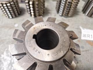 5 x Gear Hobber Cutters