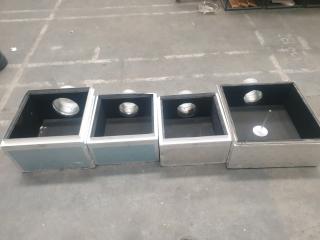 4 x Insulated Ductwork Grille Boxes