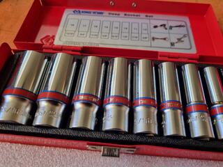 2x King Tony Deep Socket Sets, 3/8" & 1/2" Drive