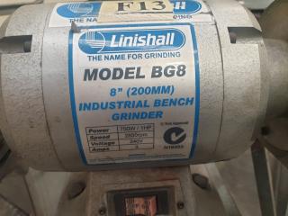 Linishall Pedestal Grinder/Linisher