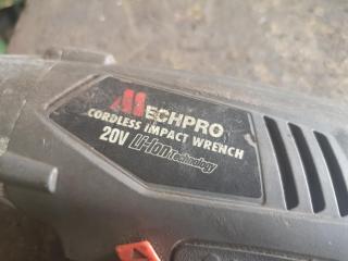 Mechpro 20V Cordless Impact Wrench, Tool Only