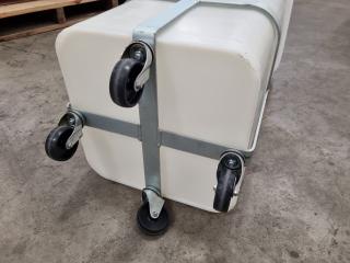 Food Grade Plastic Bin w/ Trolley