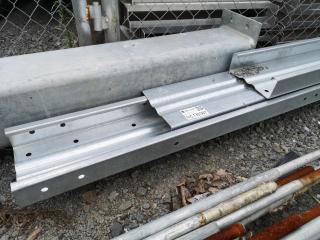 6x Galvanised Steel Purlins