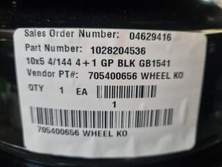 2x 285mm Diameter, 250mm wide Trailer Wheels