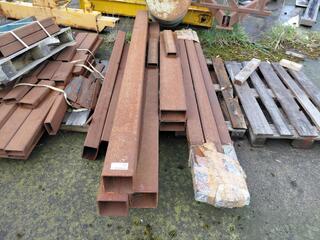 4 pallets of box steel