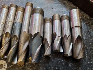14x Assorted Milling Cutters