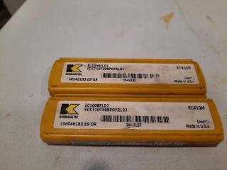 Assorted Kennametal Inserts (19 Pieces)