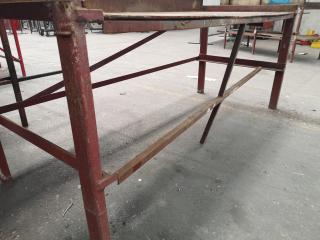 Heavy Duty Steel Topped Workbench