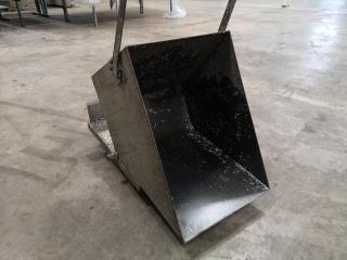 Workshop Tipping Scrap Material Trolley Bin