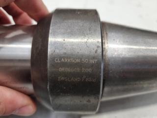 Clarkson 50 INT Dedlok 200 Tool Holder with HSS Drill
