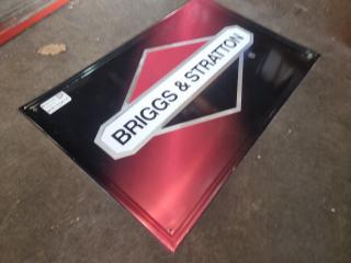 Briggs & Stratton Advertisement Sign (895 x 580mm)