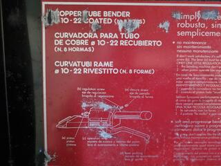 Amica Copper Tube Pipe Bender Kit