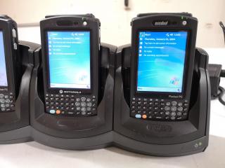 4x Symbol Motorola MC50 Mobile Handheld Computers w/ Charging Cradle