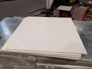 595x595mm PVC Laminated Gypsum Board Ceiling / Wall Panels