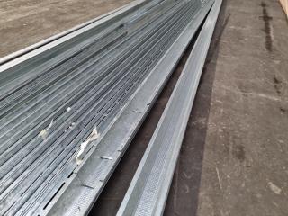 Assorted Galvanised & Aluminium Framing Lengths