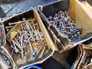 Assorted Screws, Nuts, Bolts, Washers & More