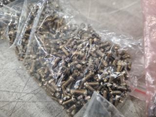 Assorted Small Screws, Nuts, Washers & More, Bulk Lots