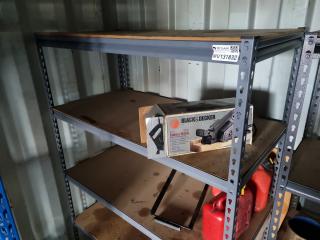 Adjustable Metal Storage Shelf Assembly