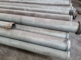 24x Galvanised Steel Pipes