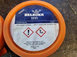 Belzona 1111 Super Metal Repair System, 2x Sets